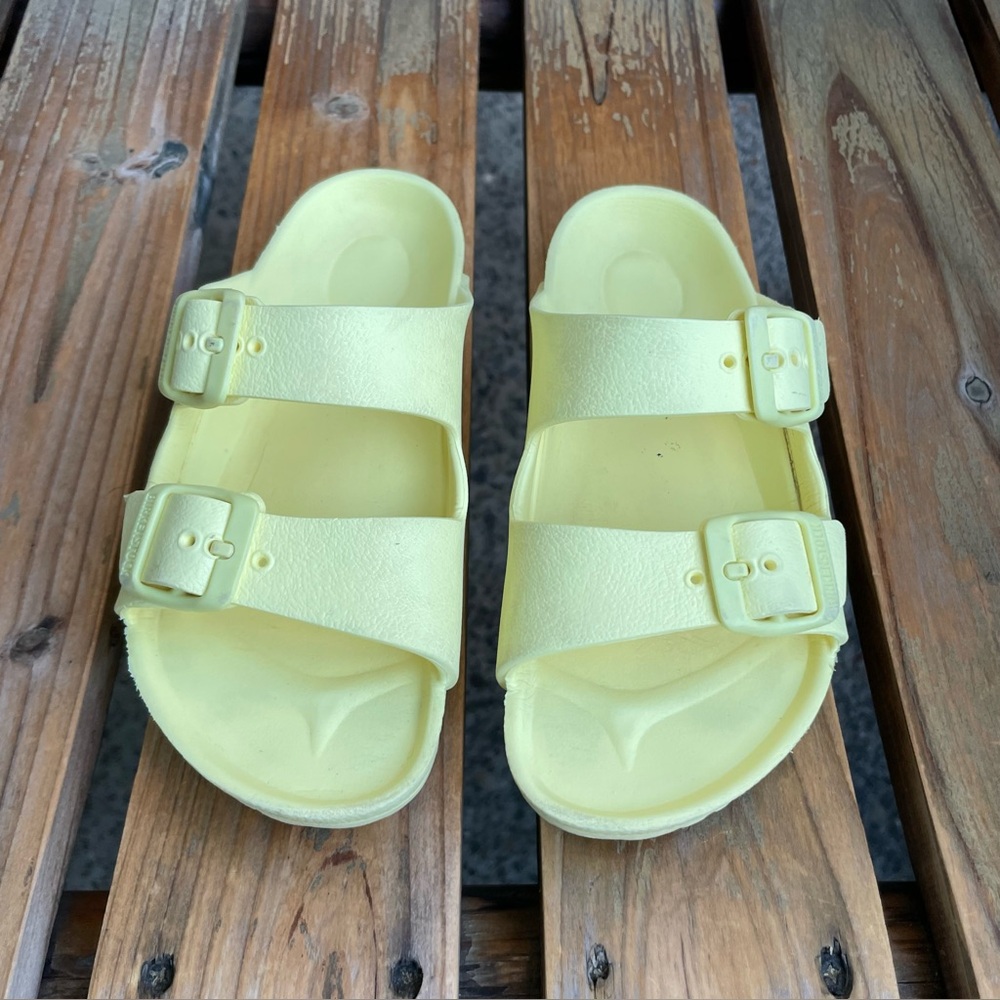 Birkenstock Arizona Kids Eva Popcorn Sandal Yellow